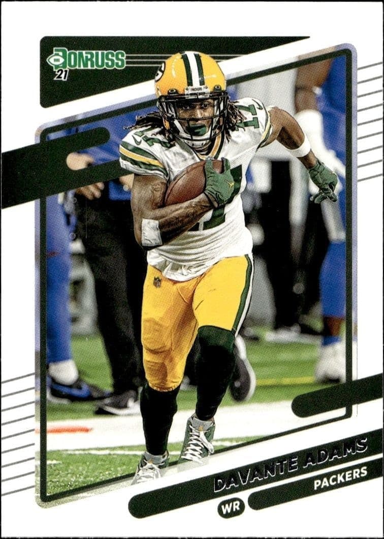 2021 Panini Donruss Davante Adams #158 trading card