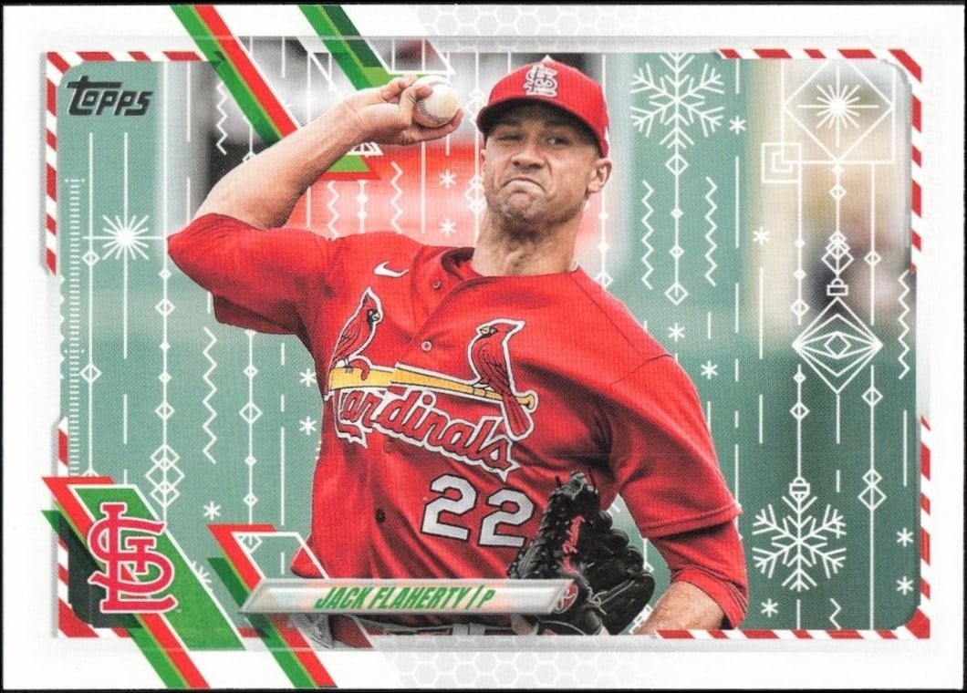 2021 Topps Holiday Jack Flaherty #HW210 trading card