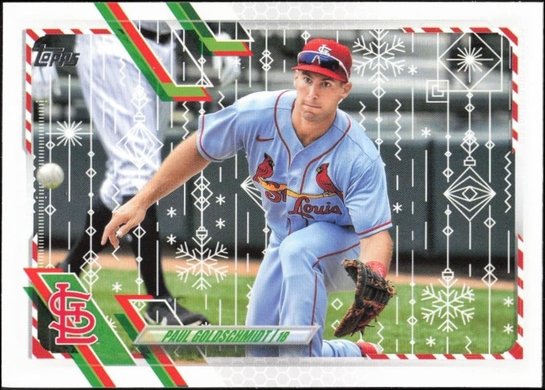 2021 Topps Holiday Paul Goldschmidt #HW129 trading card