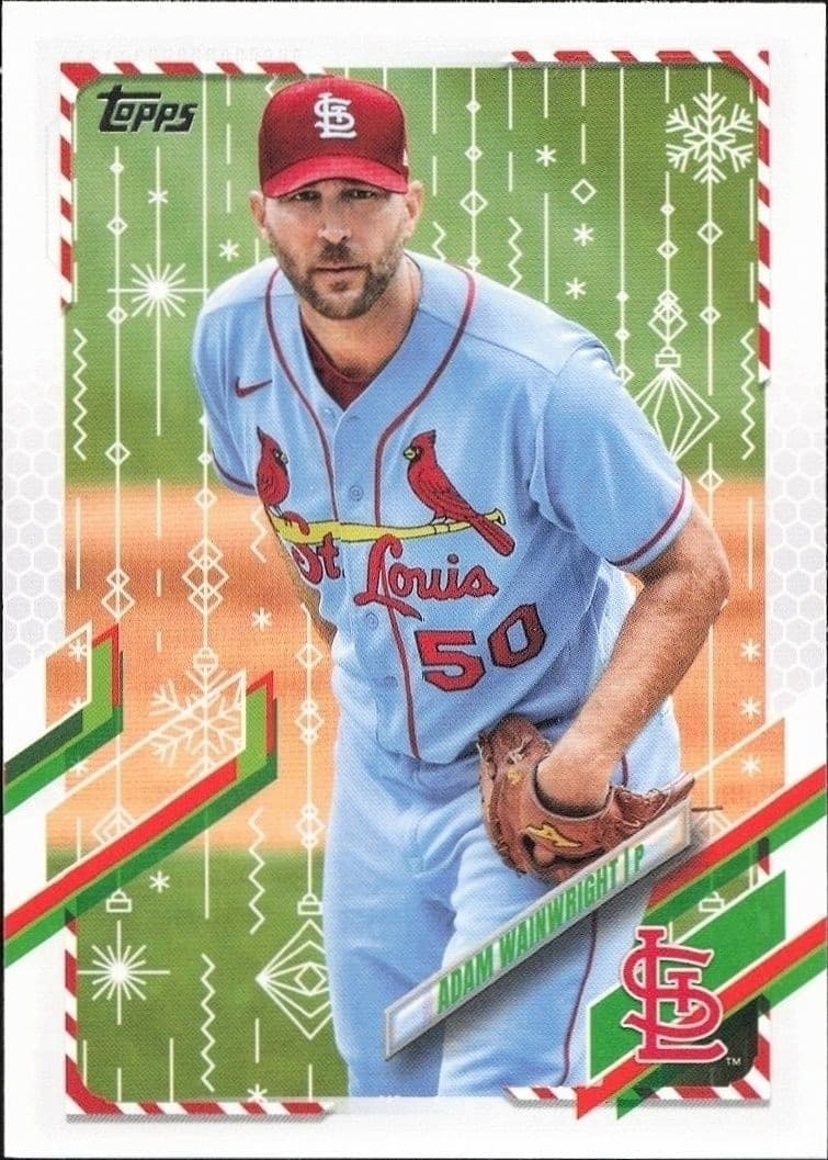 2021 Topps Holiday Adam Wainwright #HW133 trading card