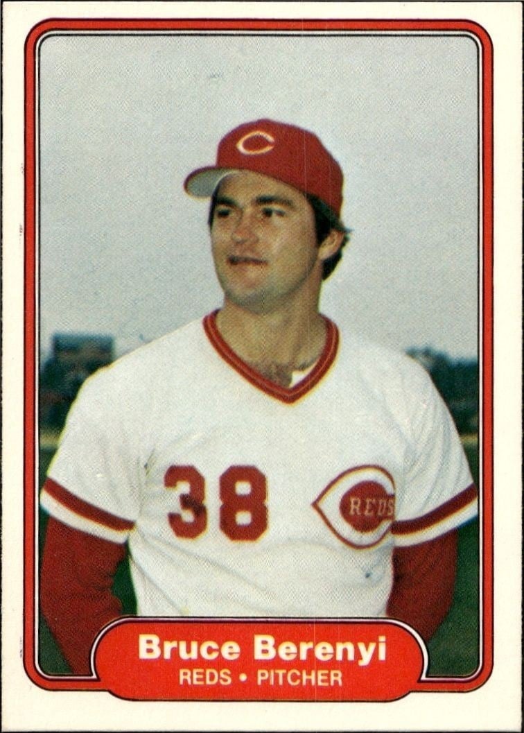 1982 Fleer Bruce Berenyi #58 trading card