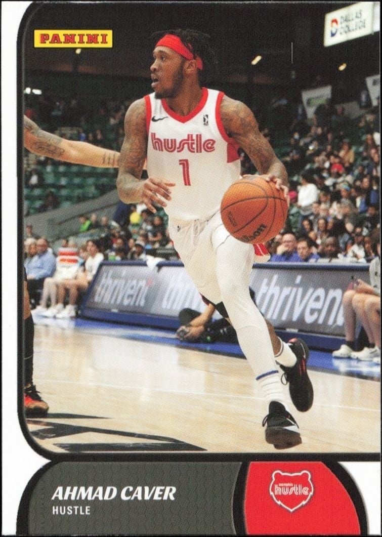 Ahmad Caver 2021-22 Panini NBA G League #90 Basketball Trading Card - Front 2021-22 Panini NBA G League Ahmad Caver #90 basketball trading card front