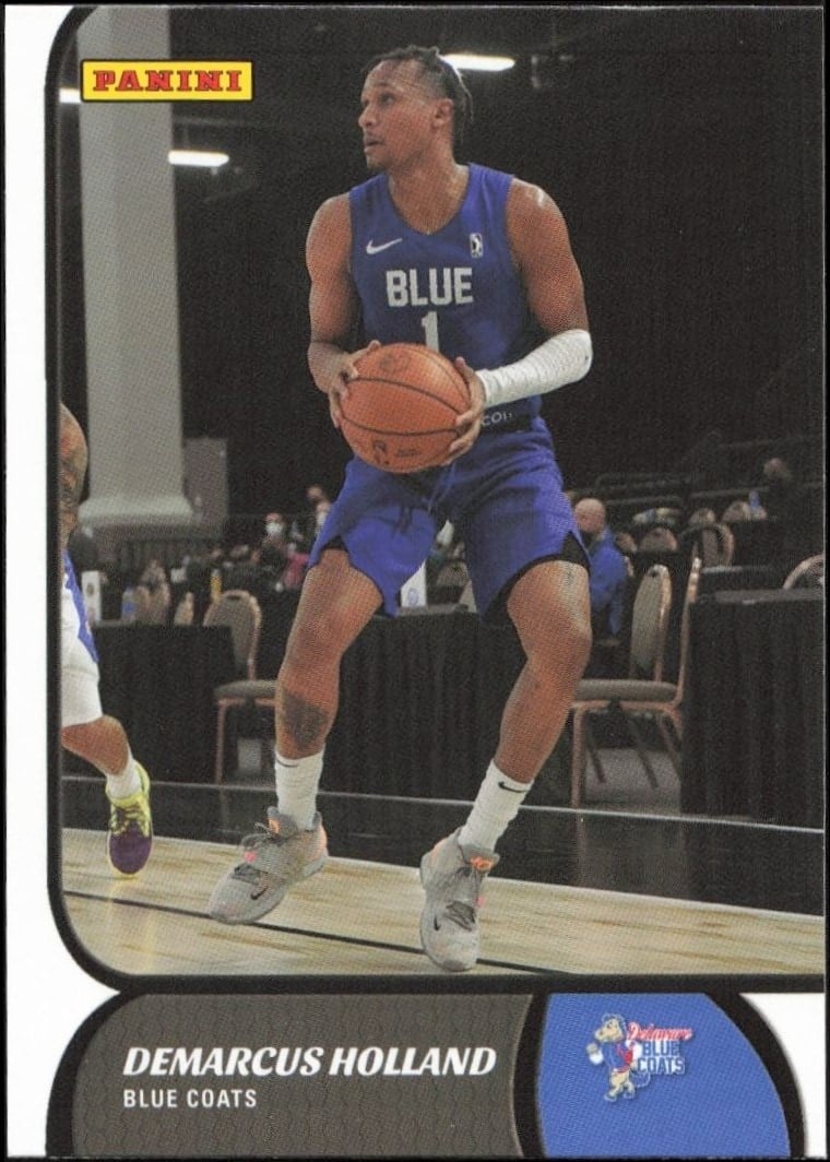 Demarcus Holland 2021-22 Panini NBA G League #41 Basketball Trading Card - Front 2021-22 Panini NBA G League Demarcus Holland #41 basketball trading card front