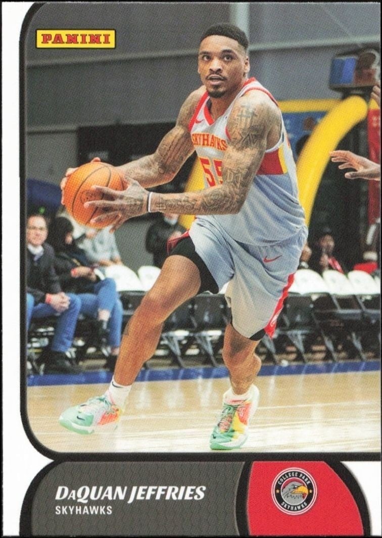 Daquan Jeffries 2021-22 Panini NBA G League #35 Basketball Trading Card - Front 2021-22 Panini NBA G League Daquan Jeffries #35 basketball trading card front