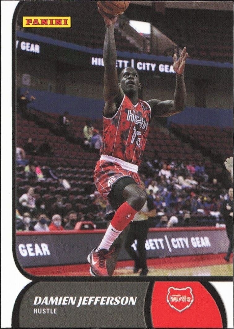 Damien Jefferson 2021-22 Panini NBA G League #91 Basketball Trading Card - Front 2021-22 Panini NBA G League Damien Jefferson #91 basketball trading card front