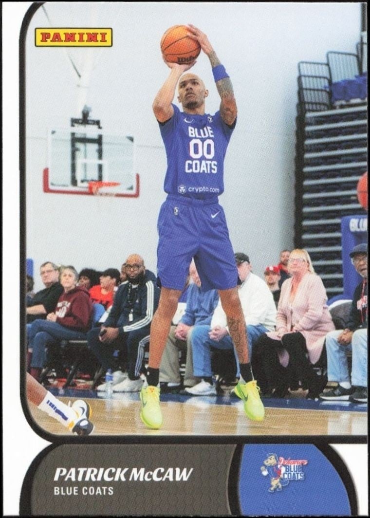 Patrick McCaw 2021-22 Panini NBA G League #44 Basketball Trading Card - Front 2021-22 Panini NBA G League Patrick McCaw #44 basketball trading card front