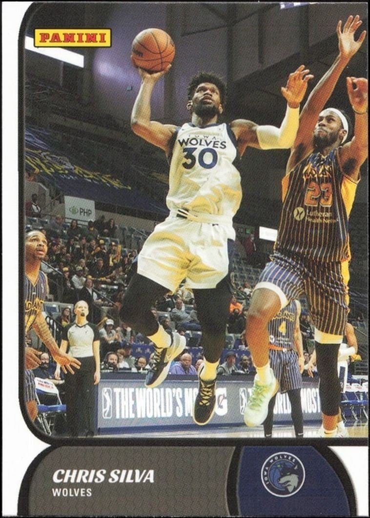 Chris Silva 2021-22 Panini NBA G League #66 Basketball Trading Card - Front 2021-22 Panini NBA G League Chris Silva #66 basketball trading card front