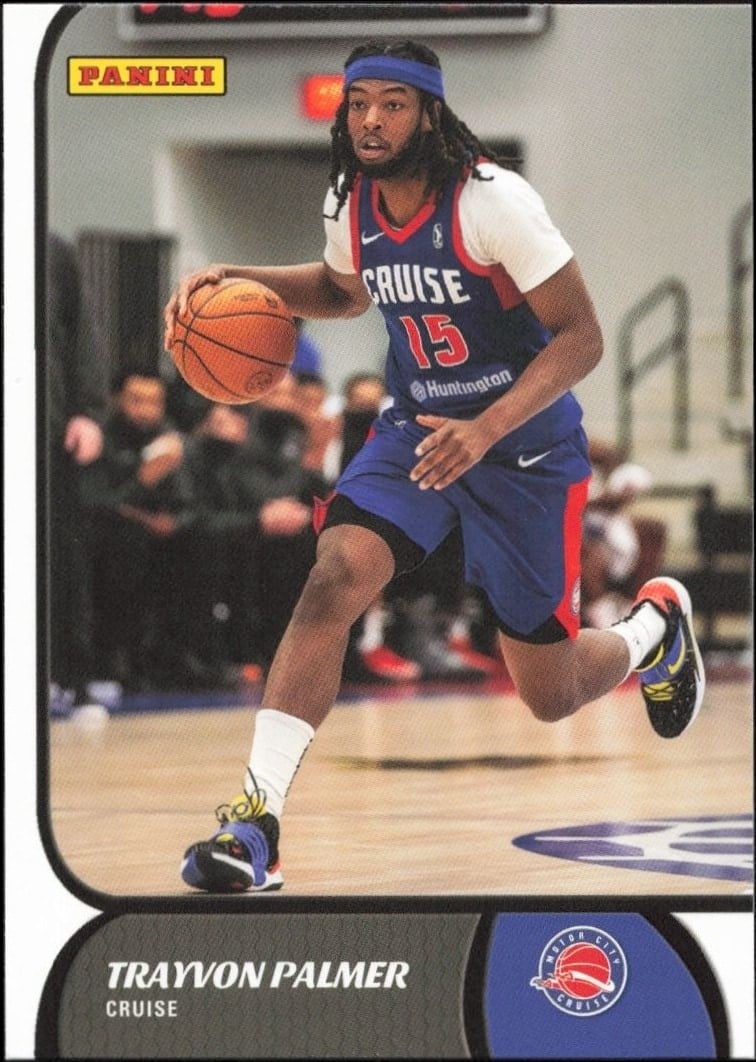 Trayvon Palmer 2021-22 Panini NBA G League #102 Basketball Trading Card - Front 2021-22 Panini NBA G League Trayvon Palmer #102 basketball trading card front