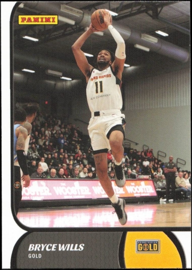 Bryce Wills 2021-22 Panini NBA G League #53 Basketball Trading Card - Front 2021-22 Panini NBA G League Bryce Wills #53 basketball trading card front