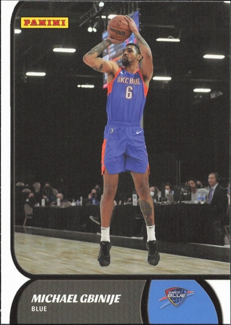 2021-22 Panini NBA G League Michael Gbinije #105 trading card