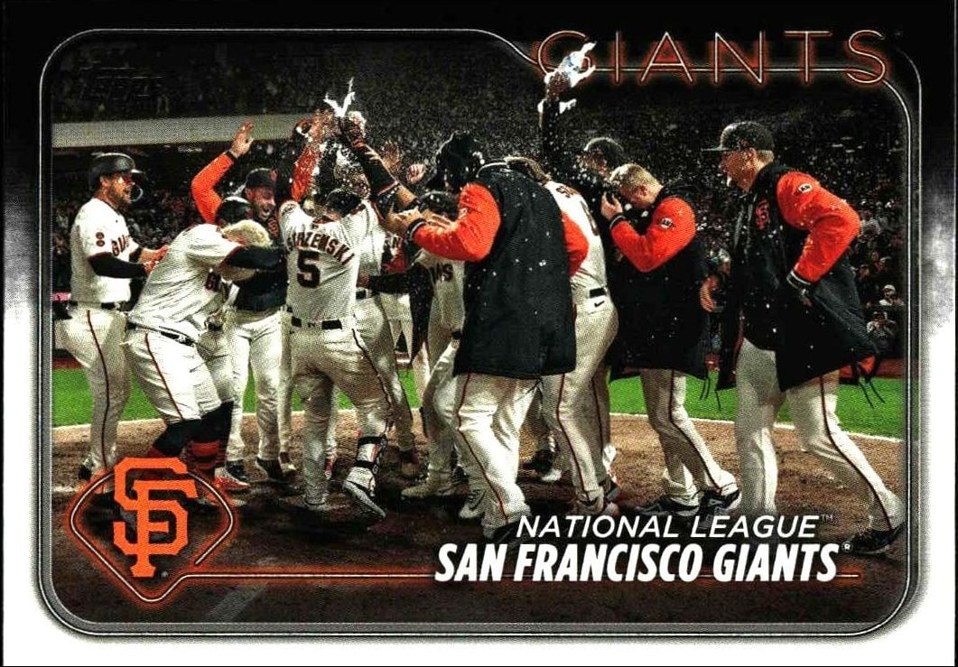 San Francisco Giants 2024 Topps Series 2 #453 Baseball Trading Card - Front 2024 Topps Series 2 San Francisco Giants #453 baseball trading card front
