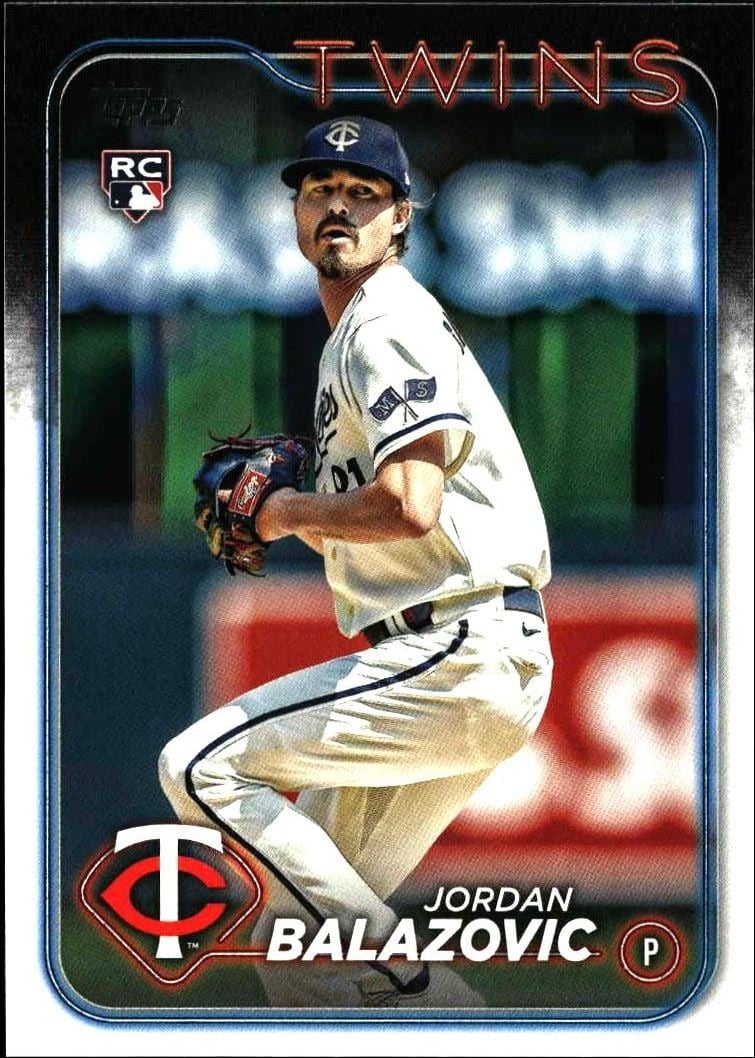 Jordan Balazovic 2024 Topps #263 Baseball Trading Card - Front 2024 Topps Jordan Balazovic #263 baseball trading card front