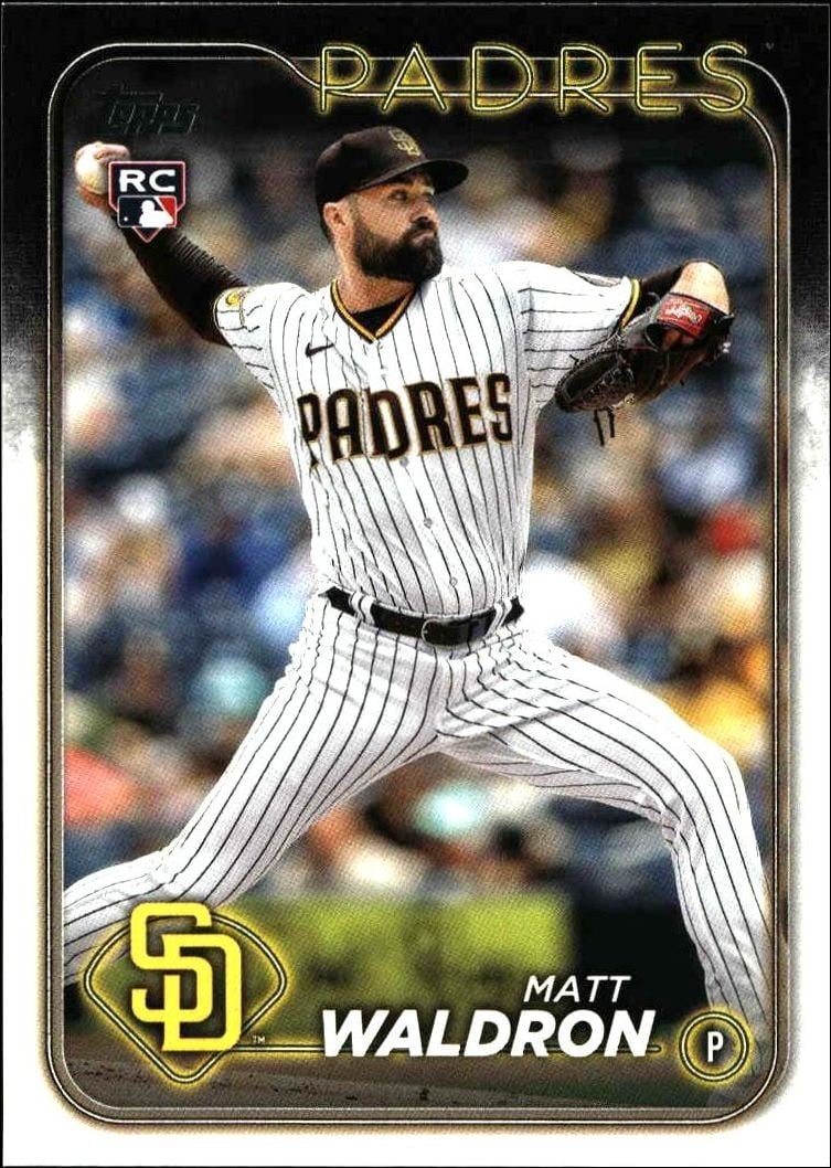 Matt Waldron 2024 Topps #162 Baseball Trading Card - Front 2024 Topps Matt Waldron #162 baseball trading card front