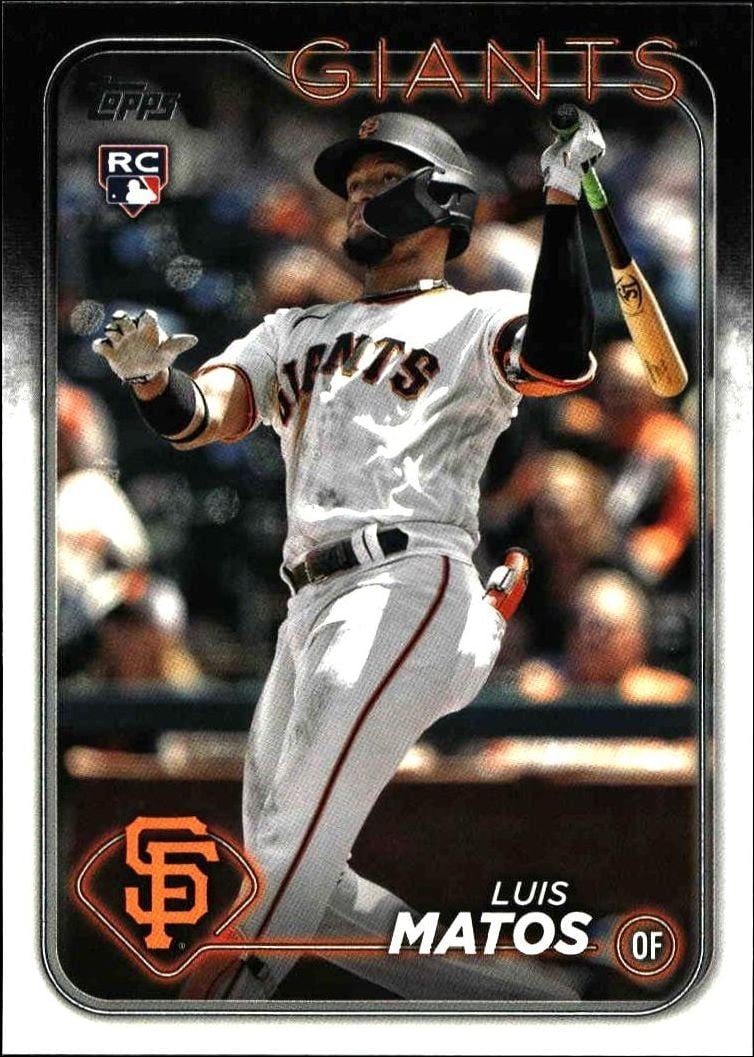 Luis Matos 2024 Topps #28 Baseball Trading Card - Front 2024 Topps Luis Matos #28 baseball trading card front
