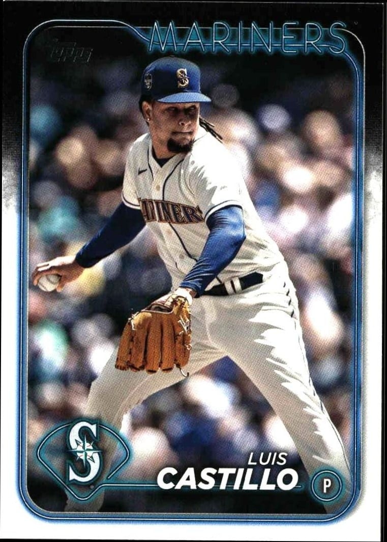 Luis Castillo 2024 Topps #54 Baseball Trading Card - Front 2024 Topps Luis Castillo #54 baseball trading card front