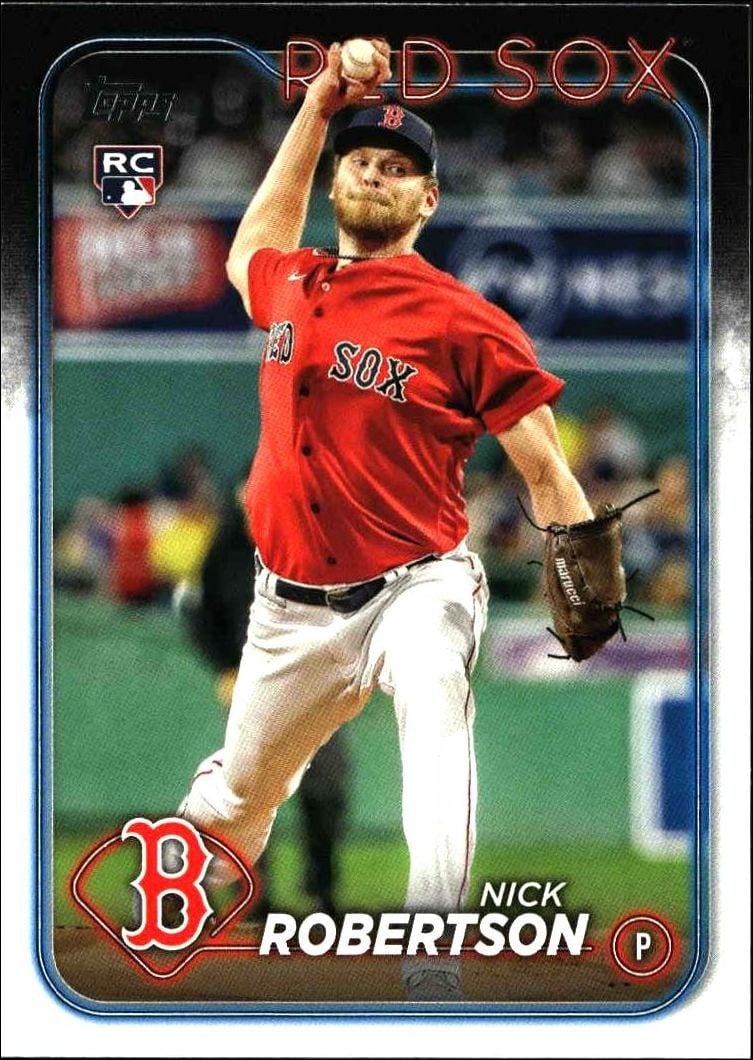 Nick Robertson 2024 Topps #13 Baseball Trading Card - Front 2024 Topps Nick Robertson #13 baseball trading card front