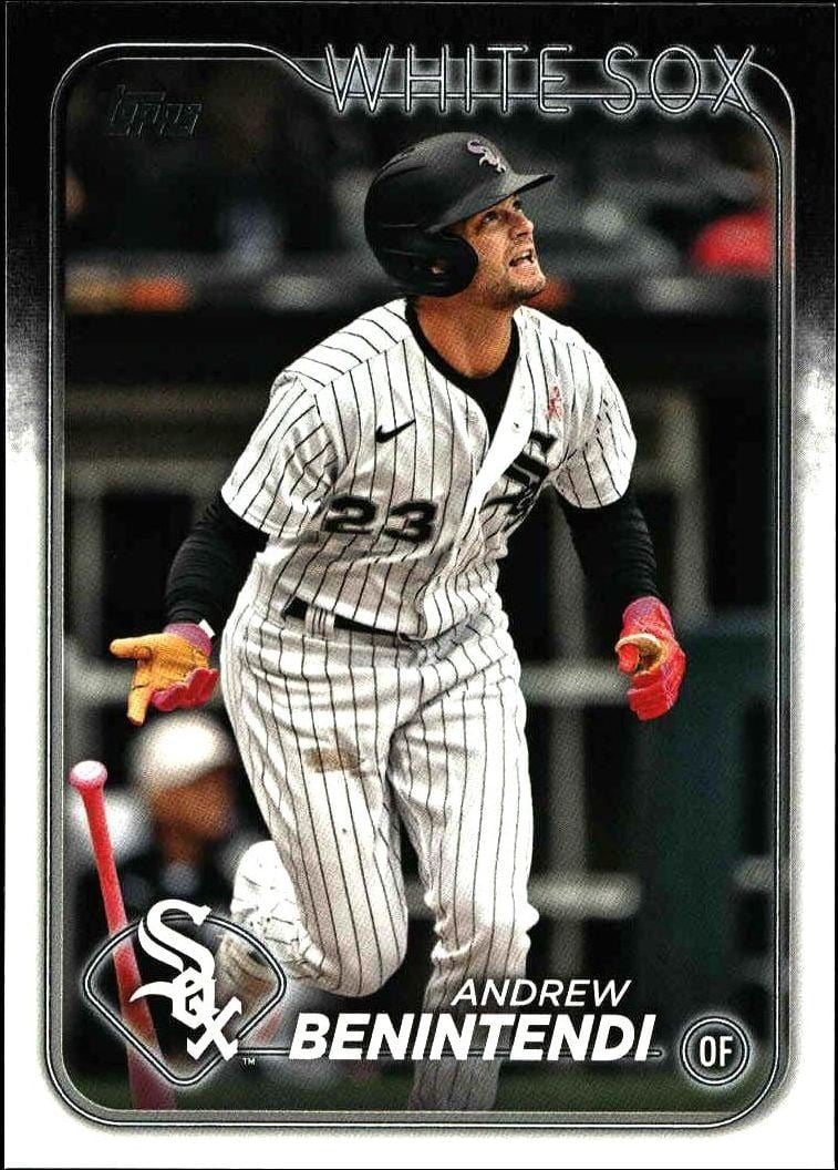 Andrew Benintendi 2024 Topps #306 Baseball Trading Card - Front 2024 Topps Andrew Benintendi #306 baseball trading card front