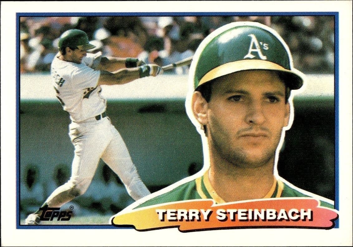 1988 Topps Big Terry Steinbach #39B trading card