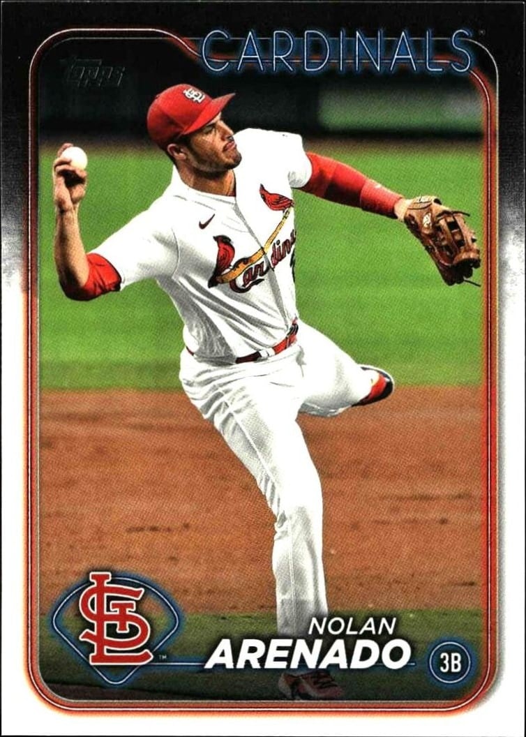 Nolan Arenado 2024 Topps #118 Baseball Trading Card - Front 2024 Topps Nolan Arenado #118 baseball trading card front