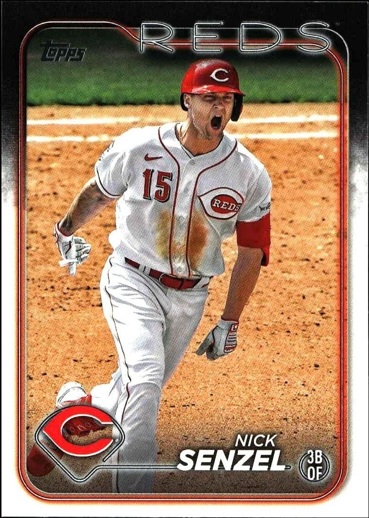 Nick Senzel 2024 Topps #338 Baseball Trading Card - Front 2024 Topps Nick Senzel #338 baseball trading card front