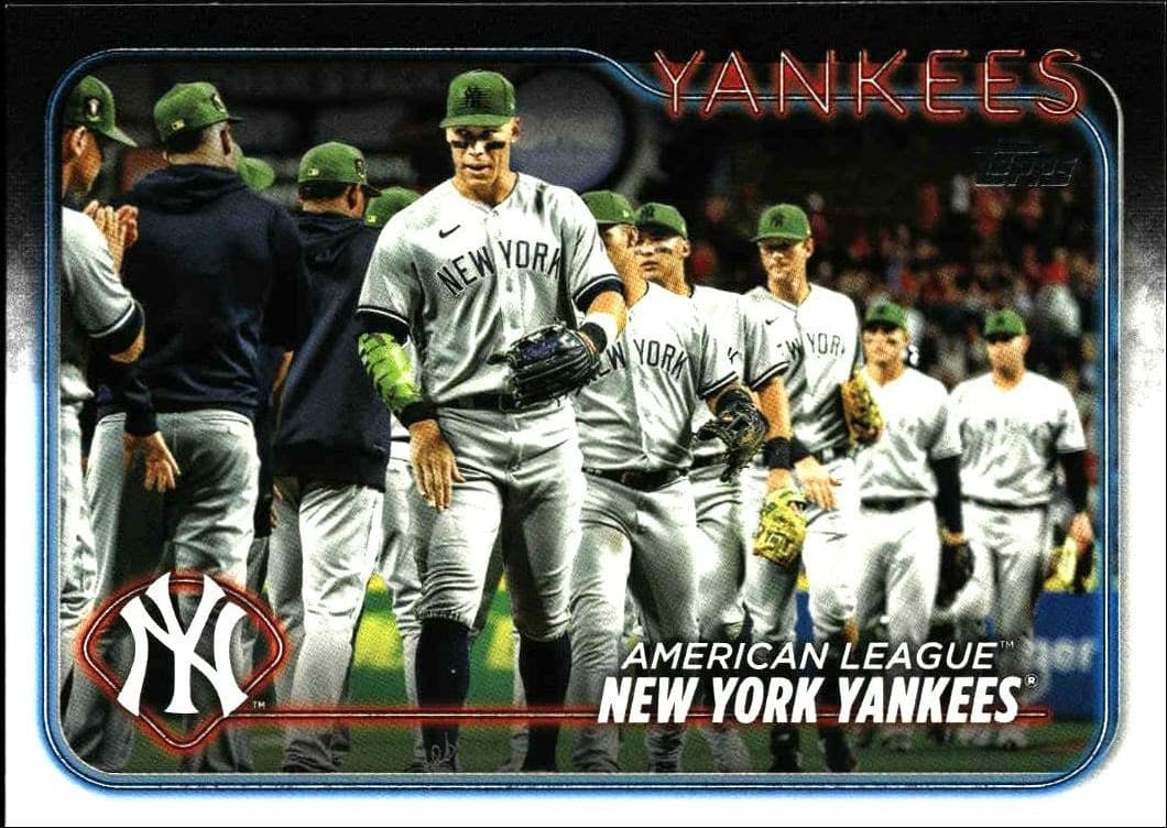 2024 Topps Series 1 New York Yankees #301 trading card