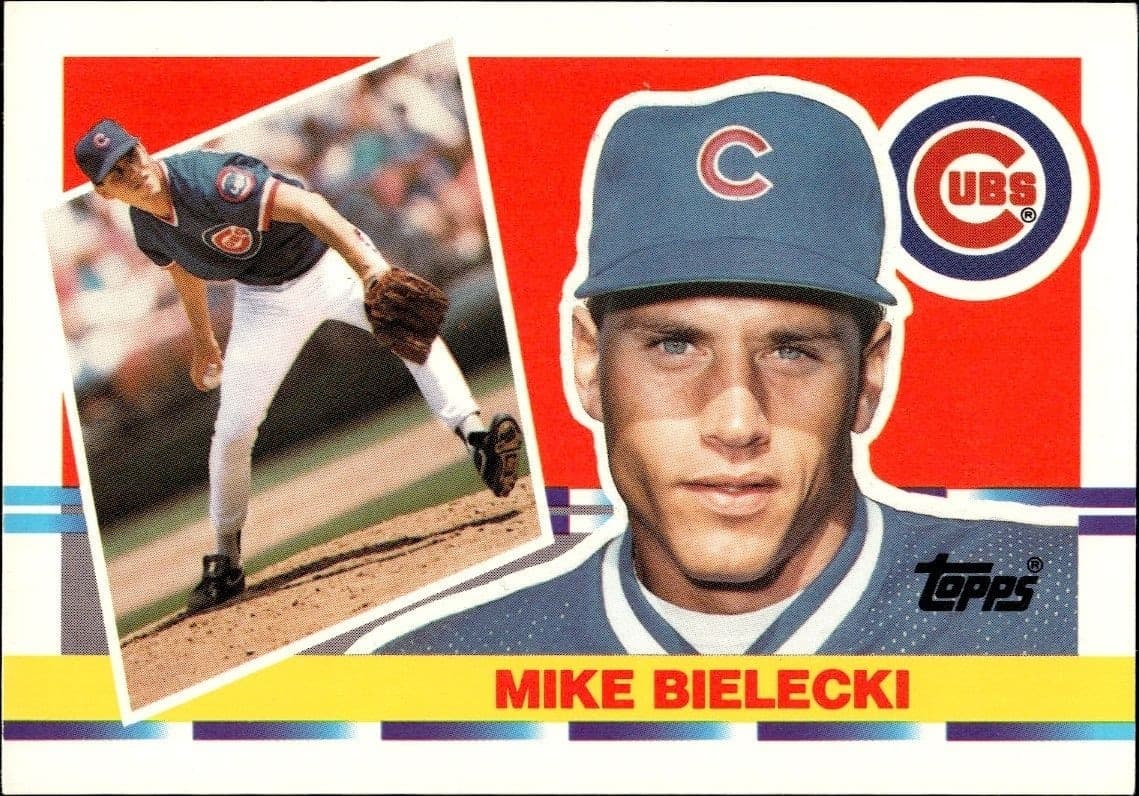 1990 Topps Big Mike Bielecki #129 trading card
