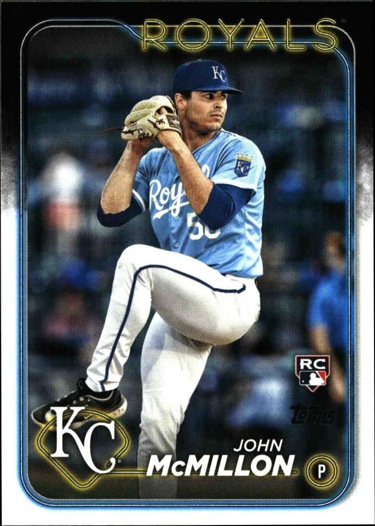 John McMillon 2024 Topps Series 2 #571 Baseball Trading Card - Front 2024 Topps Series 2 John McMillon #571 baseball trading card front