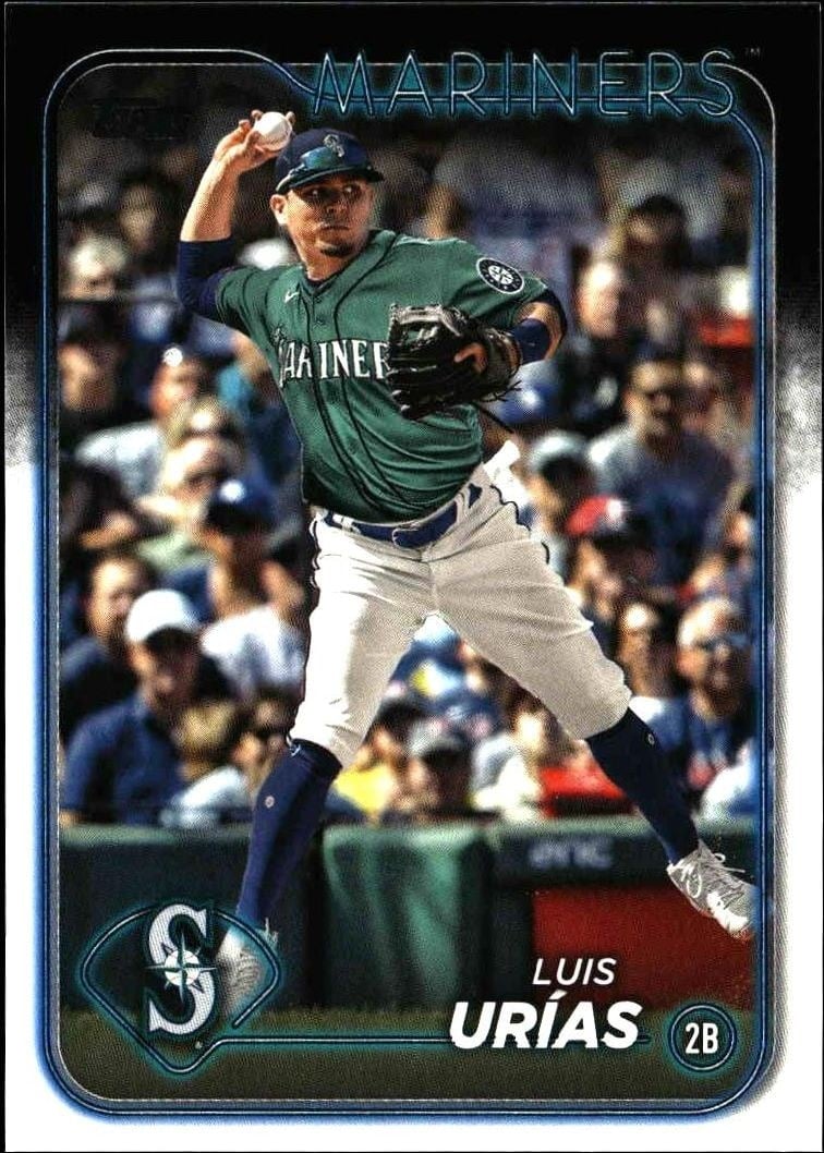 Luis Urías 2024 Topps Series 2 #674 Baseball Trading Card - Front 2024 Topps Series 2 Luis Urías #674 baseball trading card front
