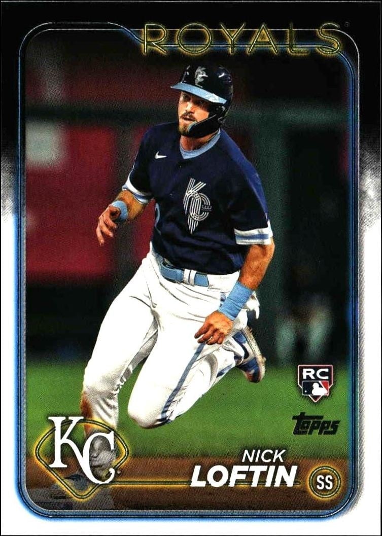 Nick Loftin 2024 Topps Series 2 #506 Baseball Trading Card - Front 2024 Topps Series 2 Nick Loftin #506 baseball trading card front