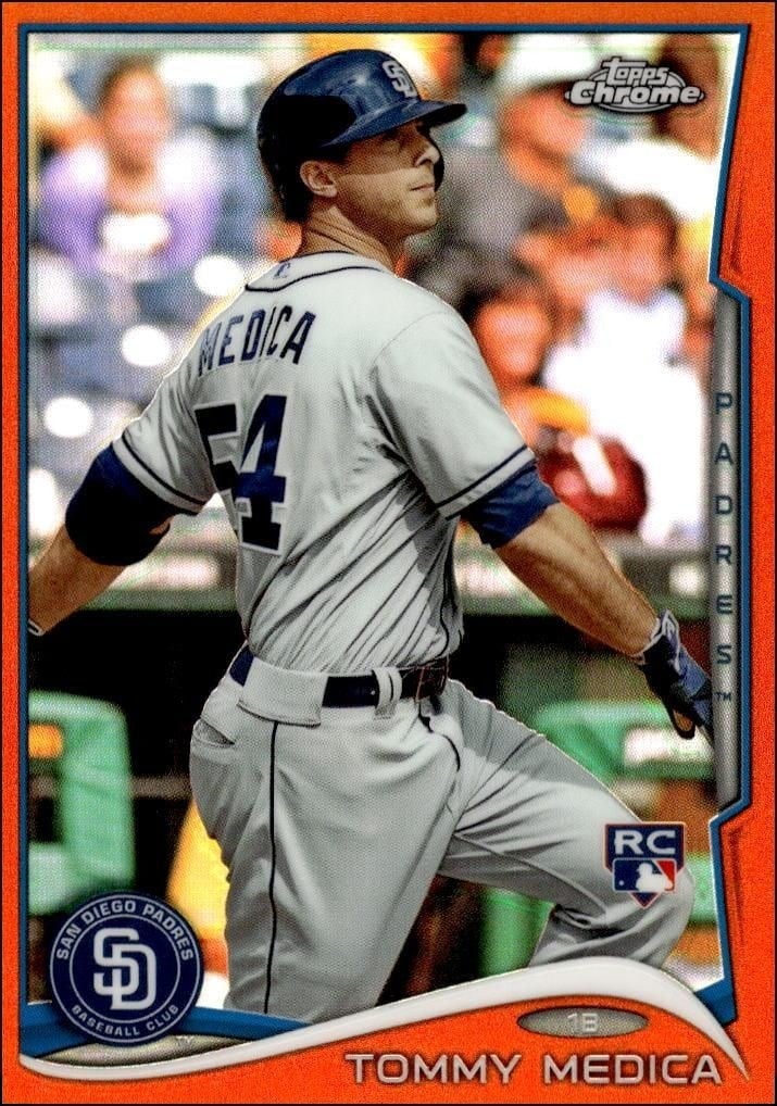 2014 Topps Chrome Tommy Medica #199 trading card