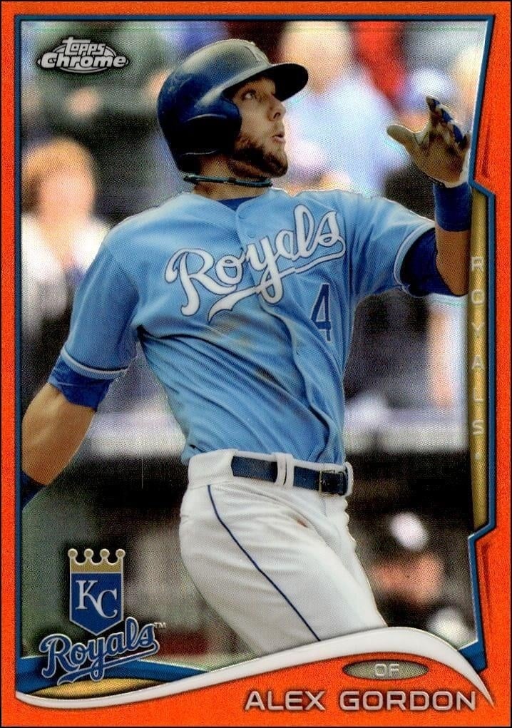 2014 Topps Chrome Alex Gordon #2 trading card