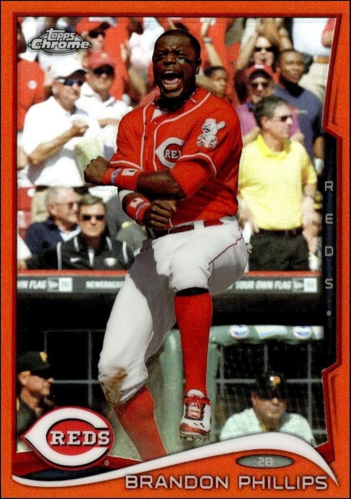 2014 Topps Chrome Brandon Phillips #64 trading card