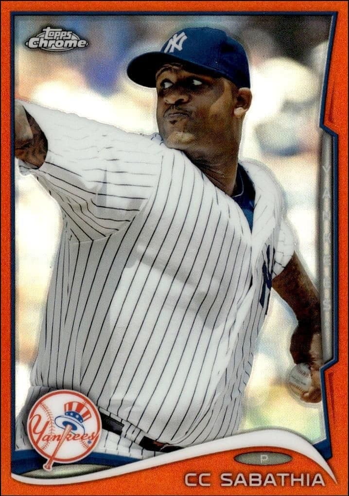 2014 Topps Chrome CC Sabathia #32 trading card