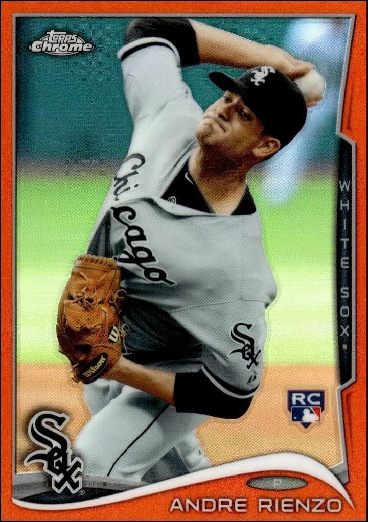 Andre Rienzo 2014 Topps Chrome #206 Baseball Trading Card - Front 2014 Topps Chrome Andre Rienzo #206 baseball trading card front