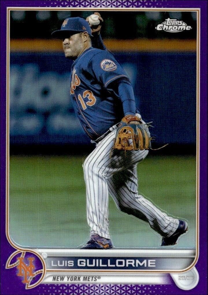2022 Topps Chrome Update Luis Guillorme #USC108 trading card