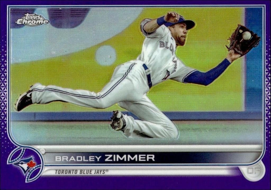 2022 Topps Chrome Update Bradley Zimmer #USC170 trading card