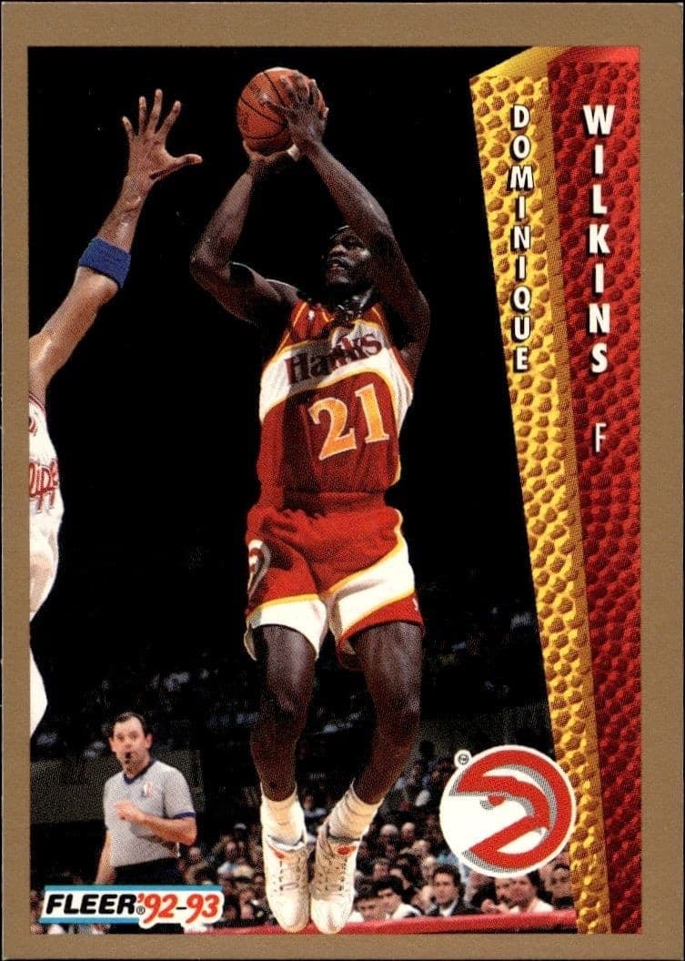 1992-93 Fleer Dominique Wilkins #8 trading card