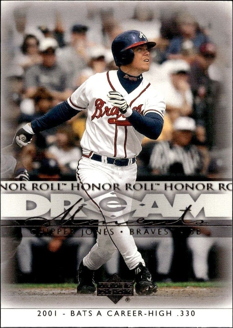 2002 Upper-Deck Honor Roll Chipper Jones #47 trading card