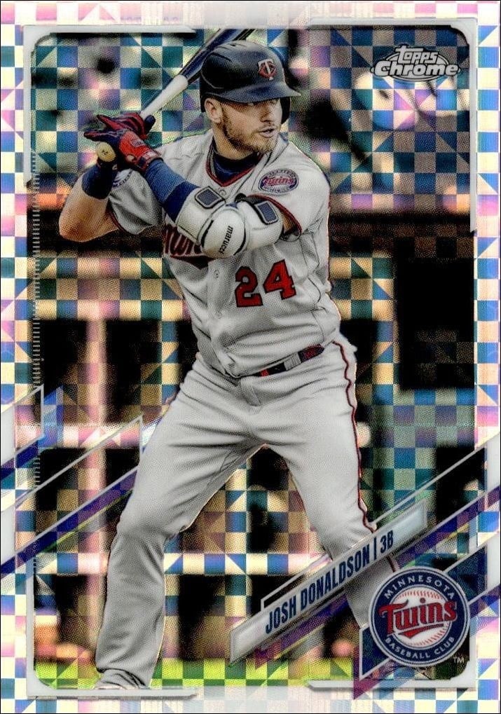 Josh Donaldson 2021 Topps Chrome #76 Baseball Trading Card - Front 2021 Topps Chrome Josh Donaldson #76 baseball trading card front