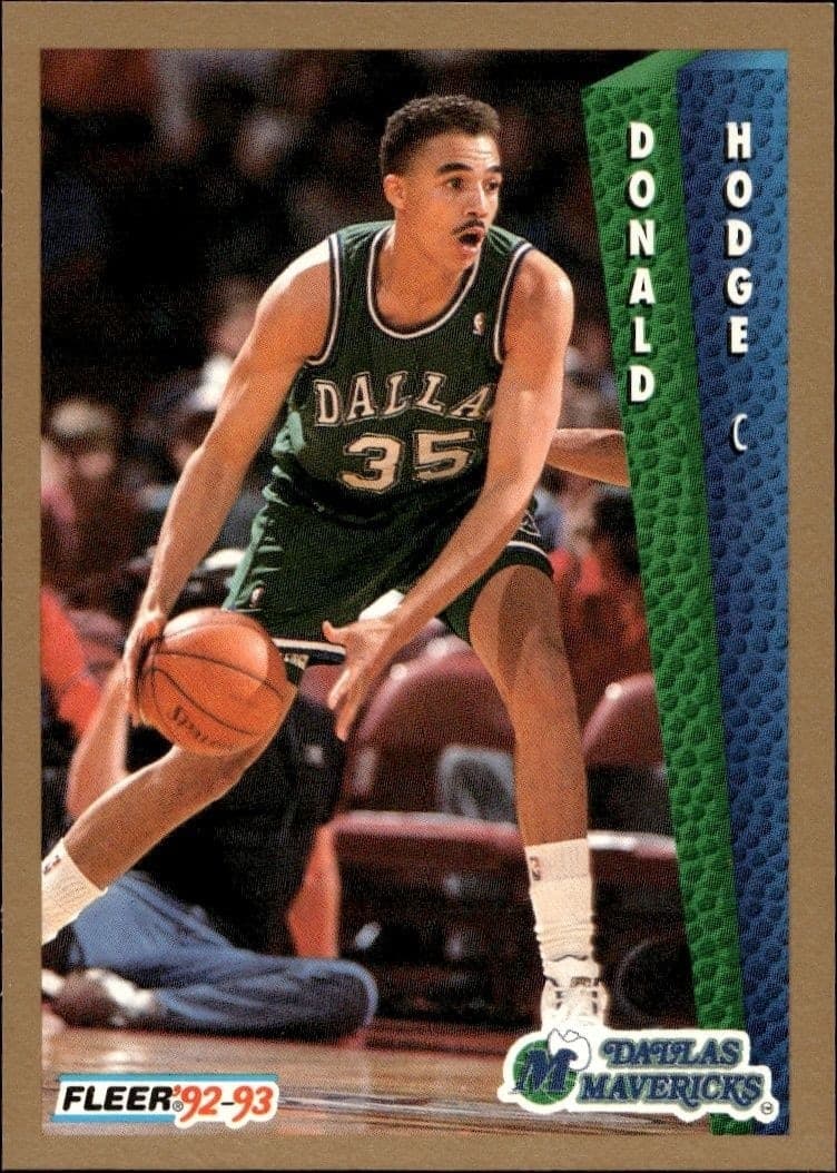 1992-93 Fleer Donald Hodge #50 trading card