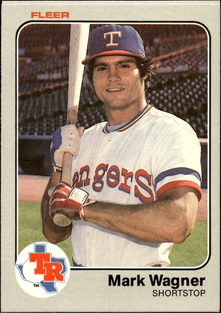 Mark Wagner 1983 Fleer #582 Baseball Trading Card - Front 1983 Fleer Mark Wagner #582 baseball trading card front