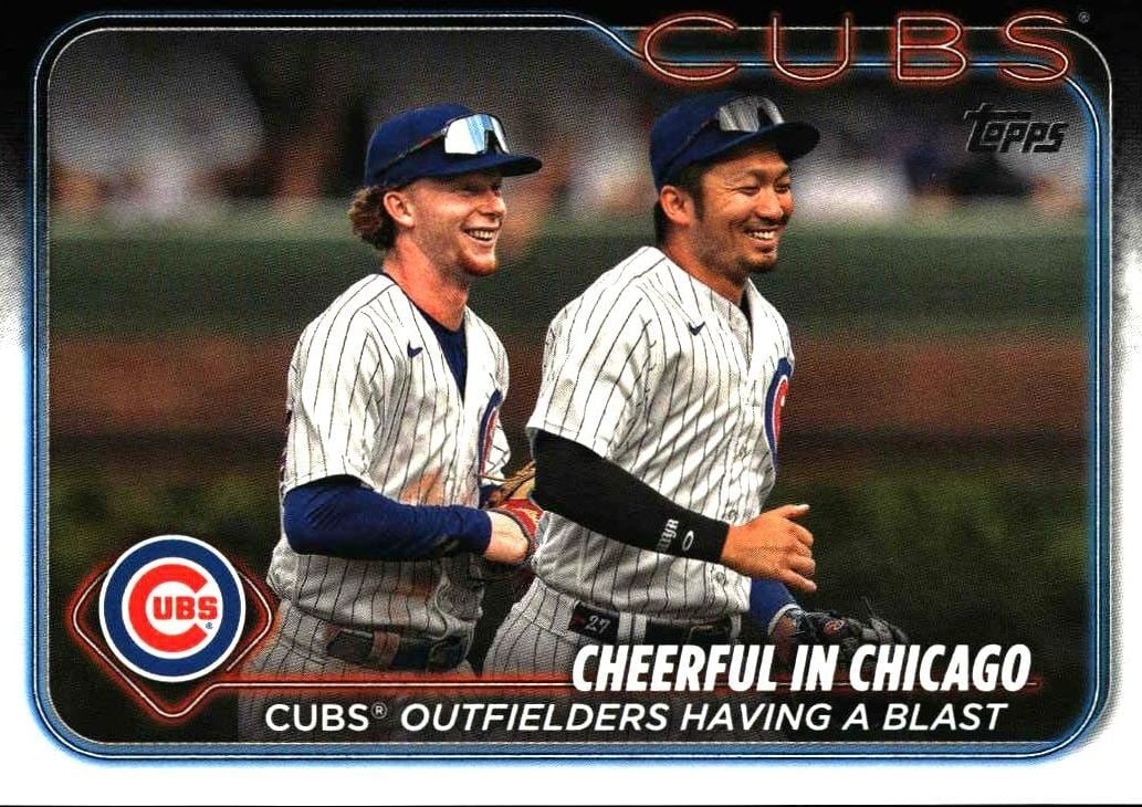Cheerful In Chicago 2024 Topps Series 2 #371 Baseball Trading Card - Front 2024 Topps Series 2 Cheerful In Chicago #371 baseball trading card front