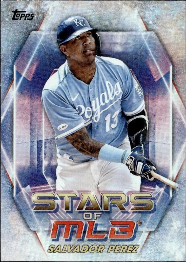 Salvador Perez 2023 Topps Series 2 #SMLBC-59 Baseball Trading Card - Front 2023 Topps Series 2 Salvador Perez #SMLBC-59 baseball trading card front