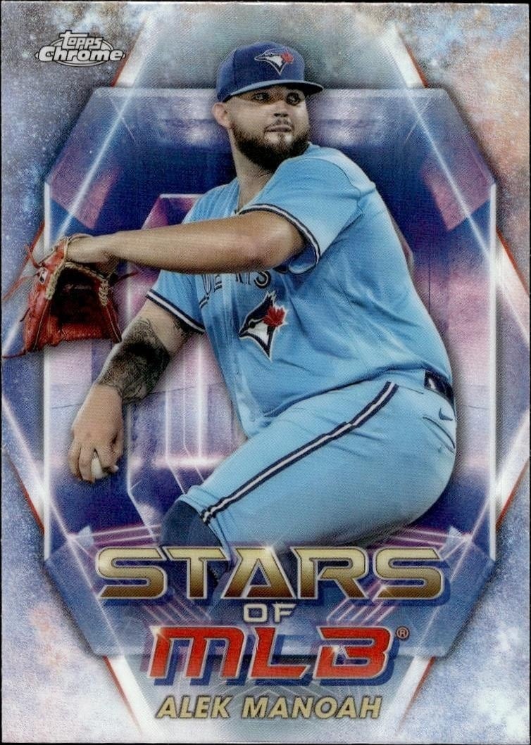 Alek Manoah 2023 Topps Series 2 #SMLBC-54 Baseball Trading Card - Front 2023 Topps Series 2 Alek Manoah #SMLBC-54 baseball trading card front
