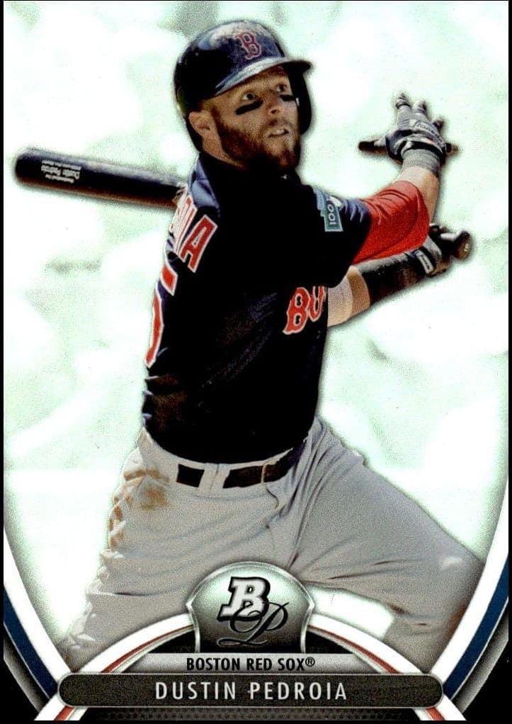 2013 Bowman Platinum Dustin Pedroia #61 trading card