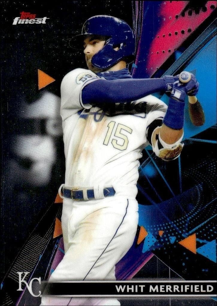 Whit Merrifield 2021 Topps Finest #3 Baseball Trading Card - Front 2021 Topps Finest Whit Merrifield #3 baseball trading card front
