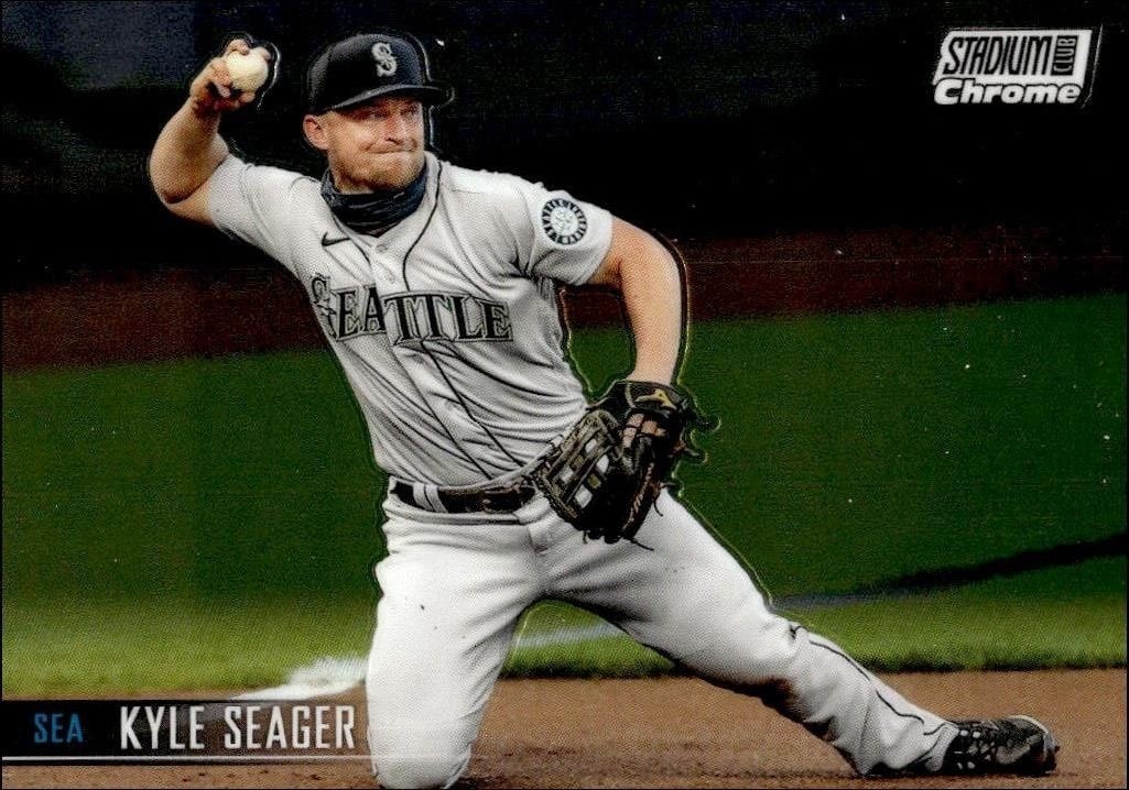 2021 Topps Stadium Club Chrome Kyle Seager #95 trading card