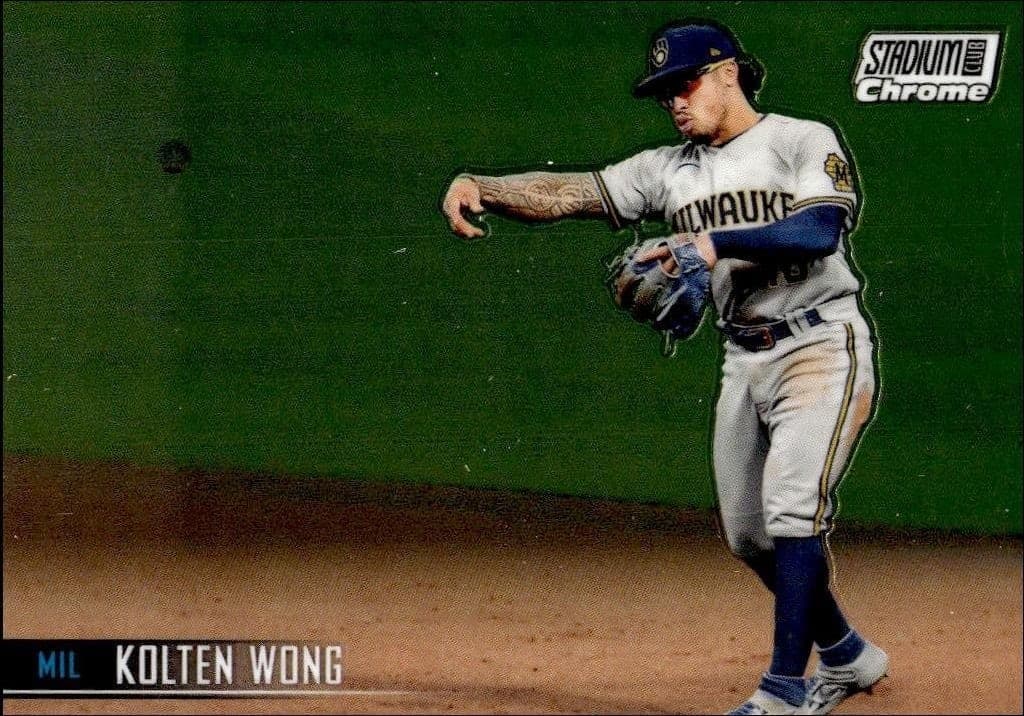 2021 Topps Stadium Club Chrome Kolten Wong #233 trading card