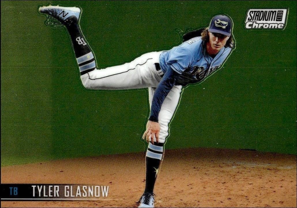 2021 Topps Stadium Club Chrome Tyler Glasnow #162 trading card