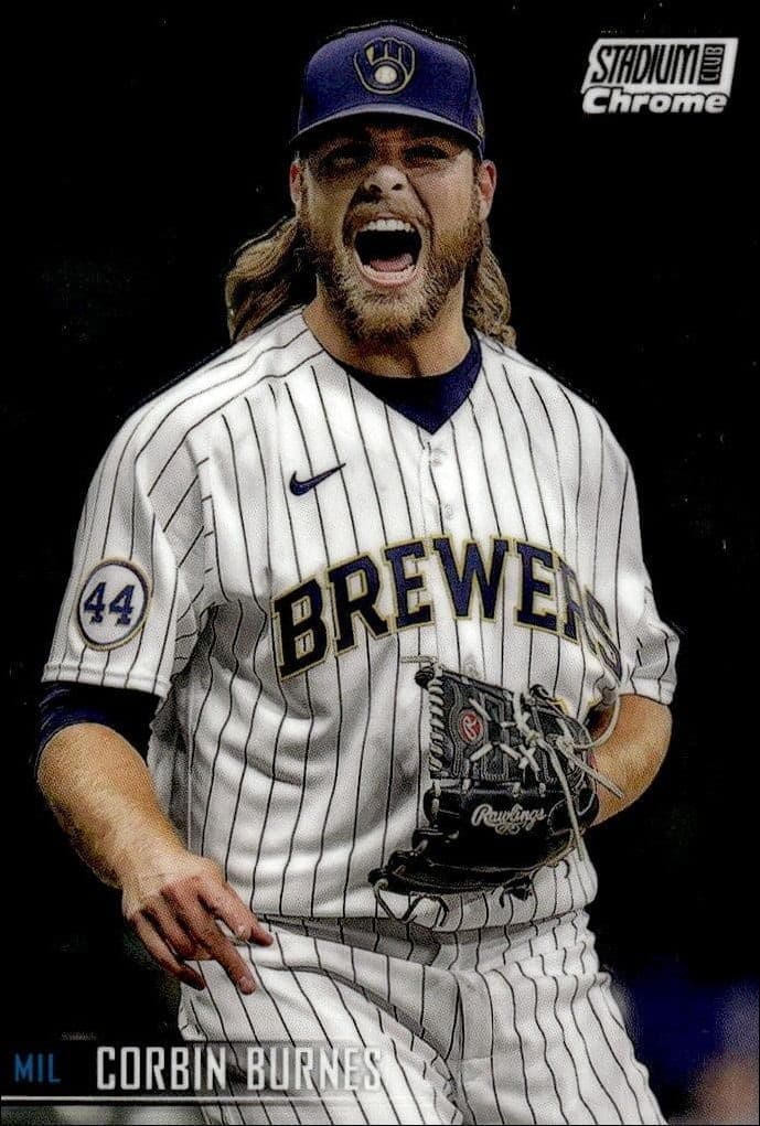 2021 Topps Stadium Club Chrome Corbin Burnes #368 trading card